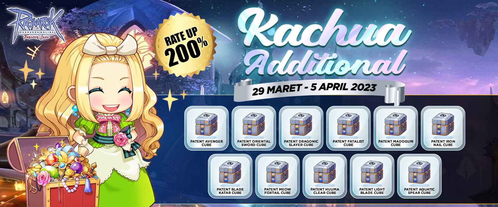 RAGNAROK FOREVER LOVE Kachua Update Maret 2023